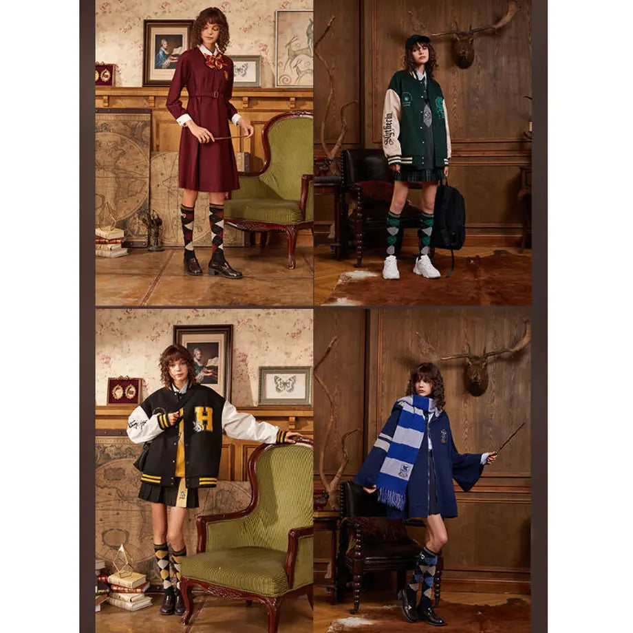 wizard school argyle socks