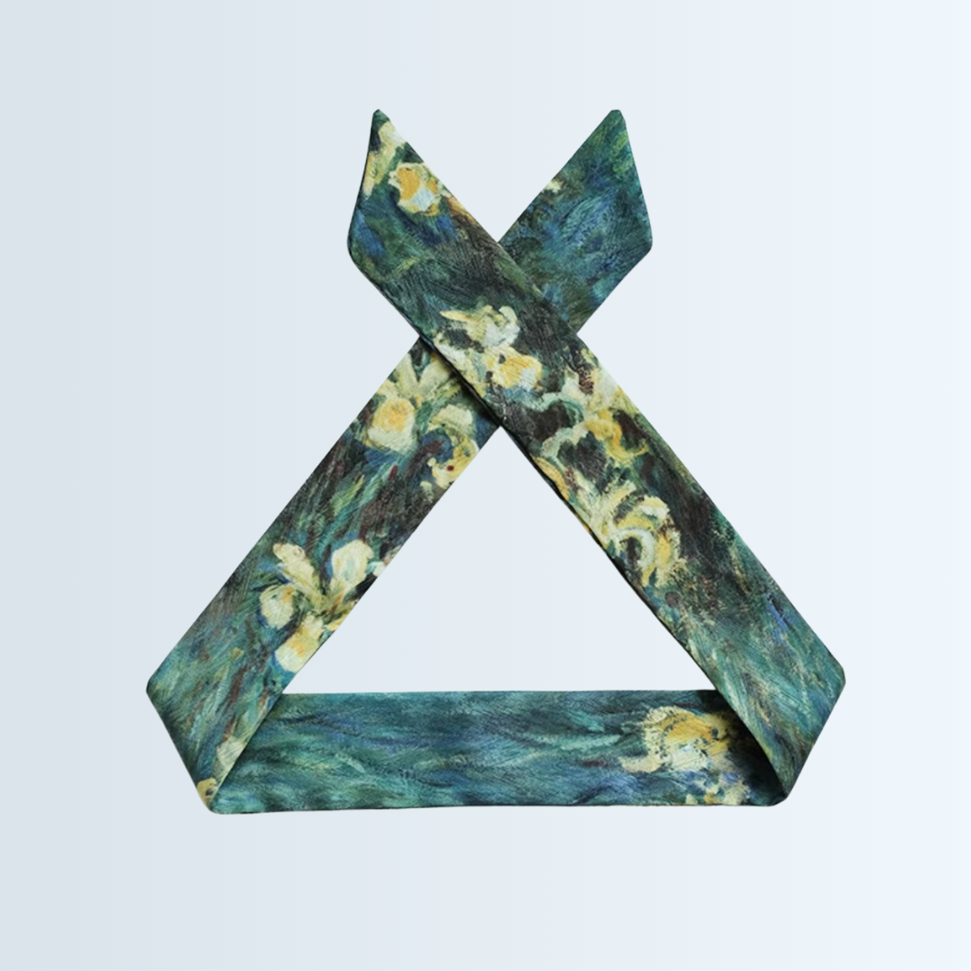 『黄色いアイリス』ヘアリボン