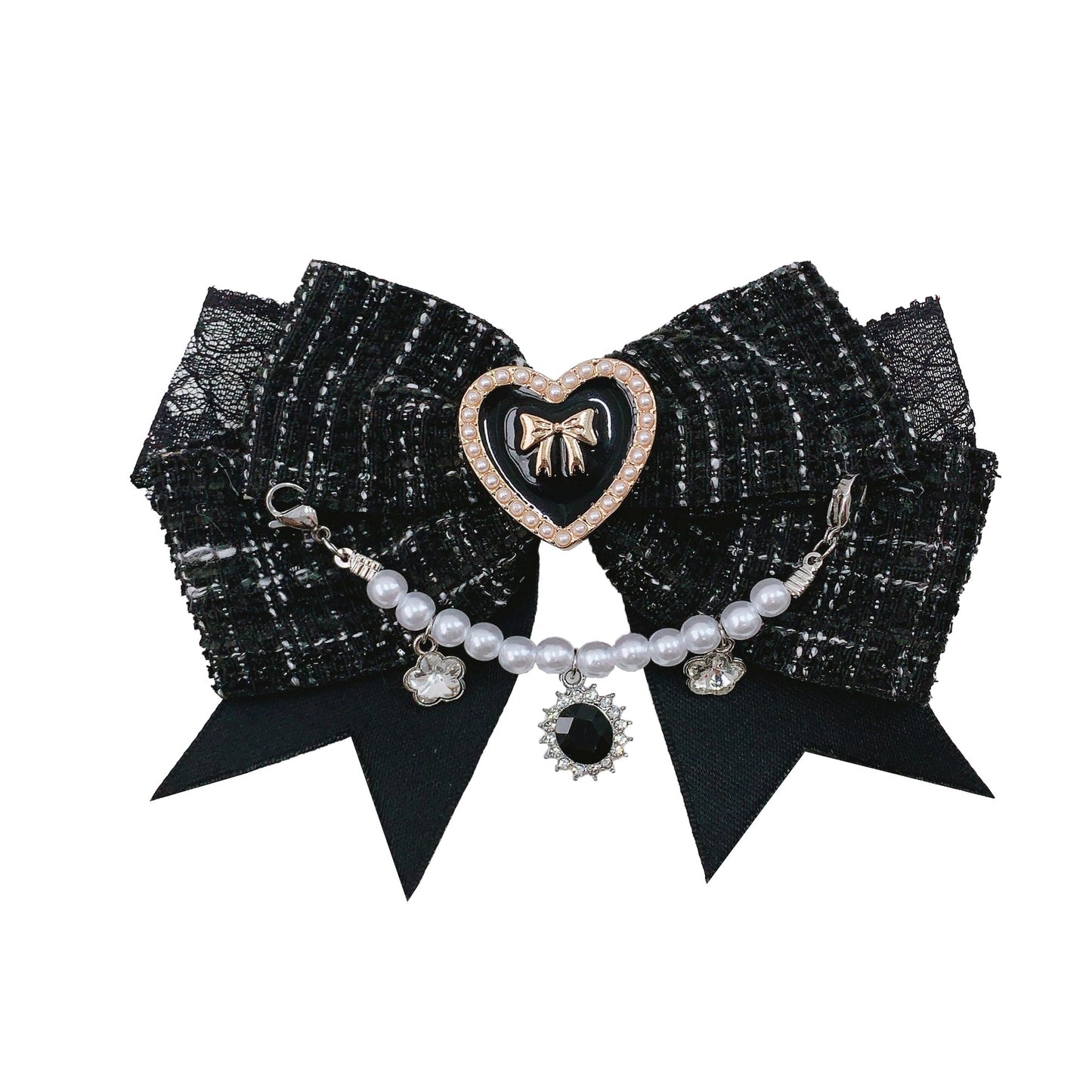 暗黒の堕天使のトップスとハイウエストスカート