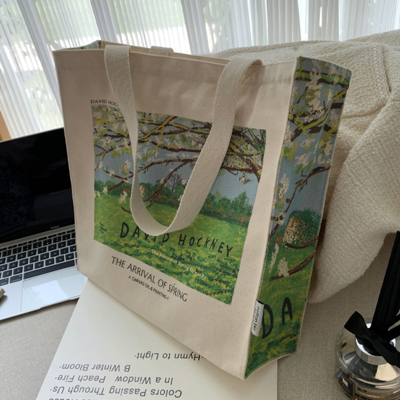 “Spring Arrival” Tote Bag