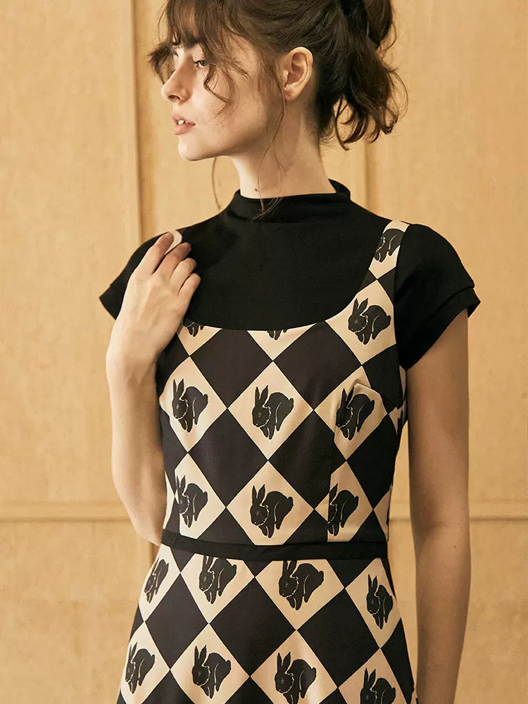 high elastic stand-up collar bottoming shirt