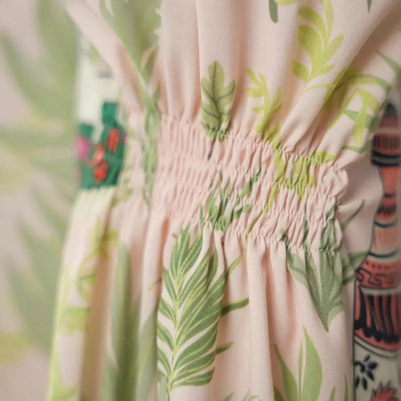 retro puff sleeve bow horse lion shirt