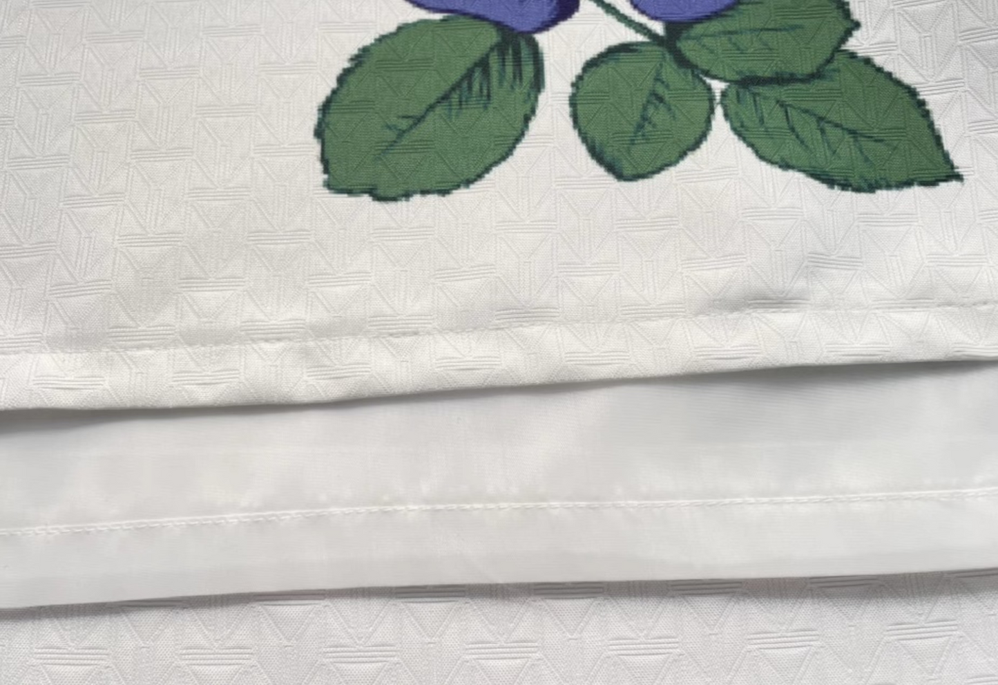 French slim blue rose fluffy high-waisted skirt