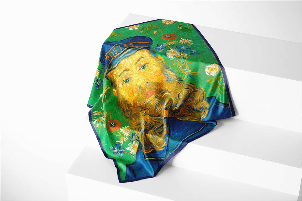 "Portrait of Postman Joseph Roulin" scarf