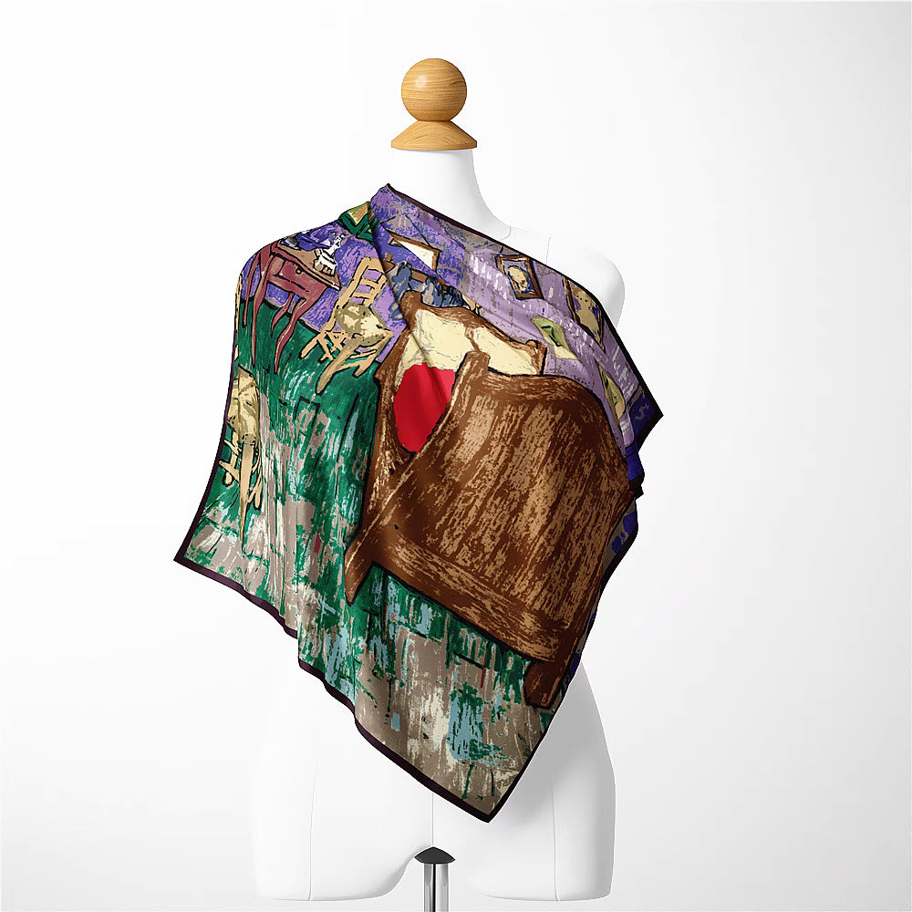 "Bedroom in Arles" scarf