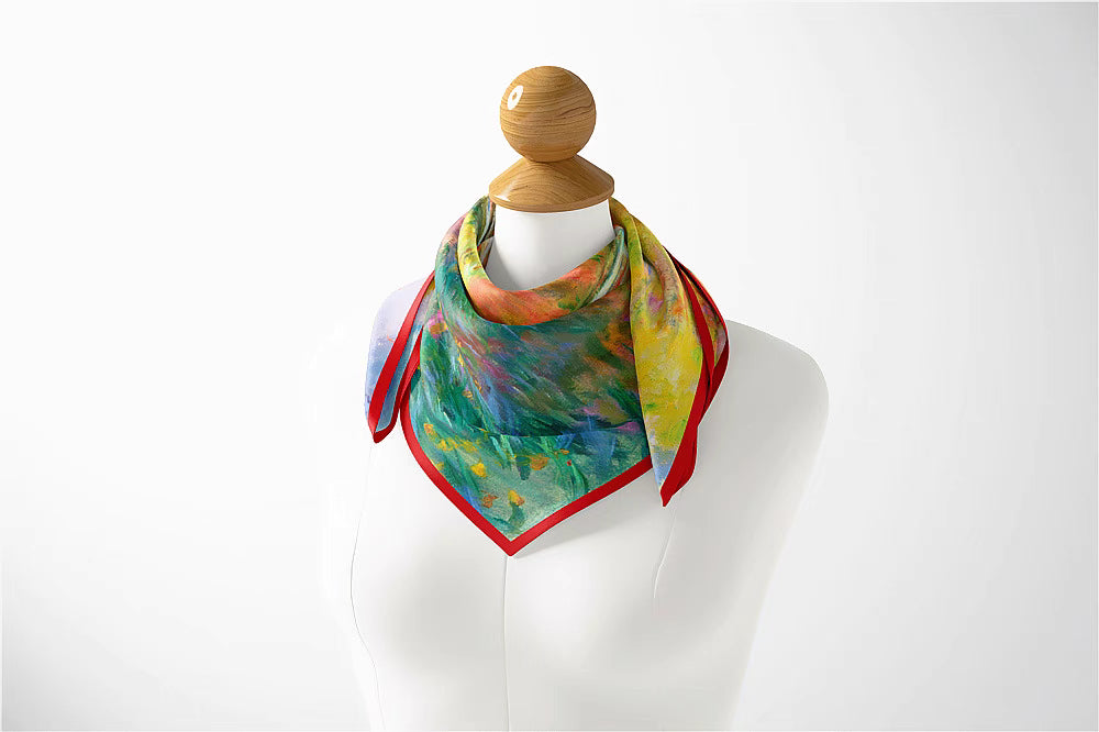 "Water Lilies (Japan Bridge at Giverny)" scarf