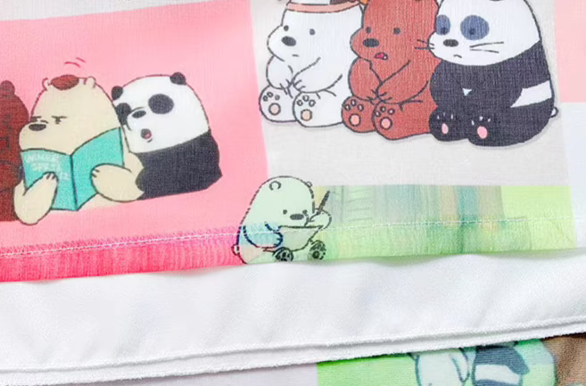 Panda bear cute cat cake birthday print skirt