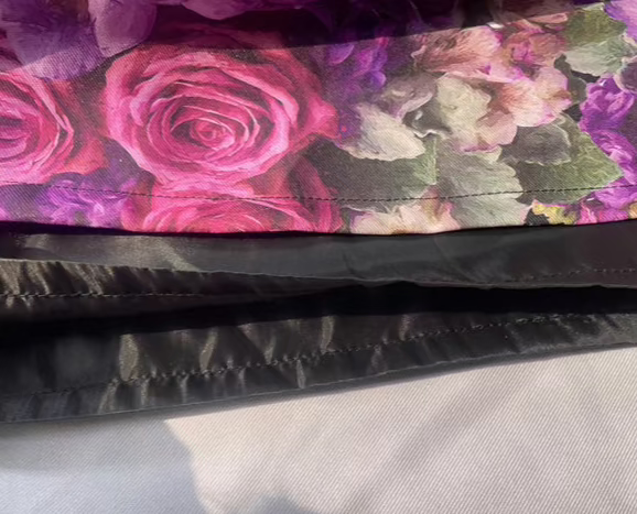 printed high waist slimming A-line tutu skirt