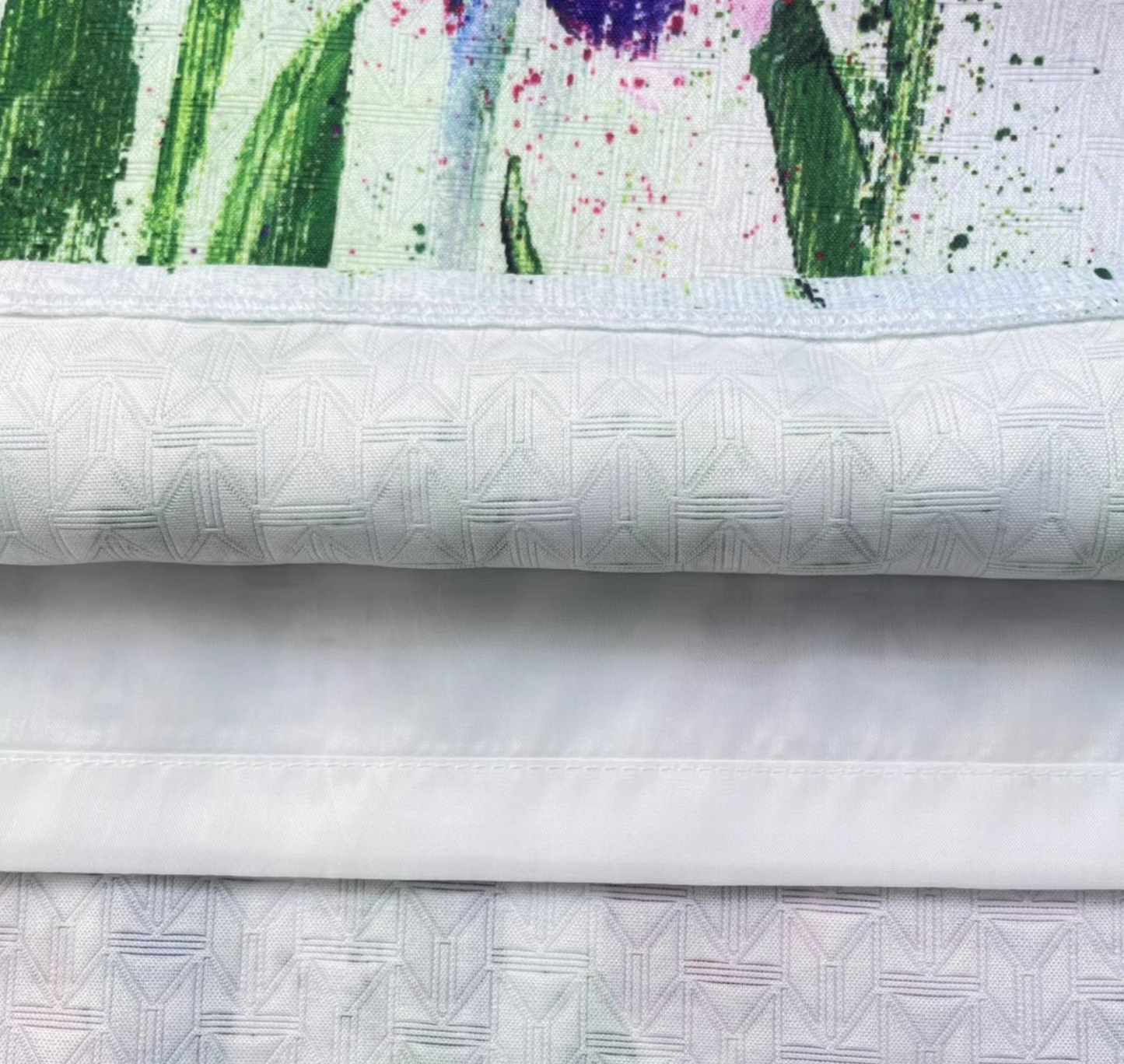 retro elegant printed high-waisted skirt