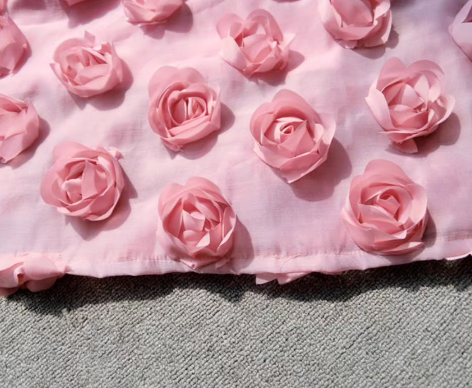 rose pink versatile women's skirt