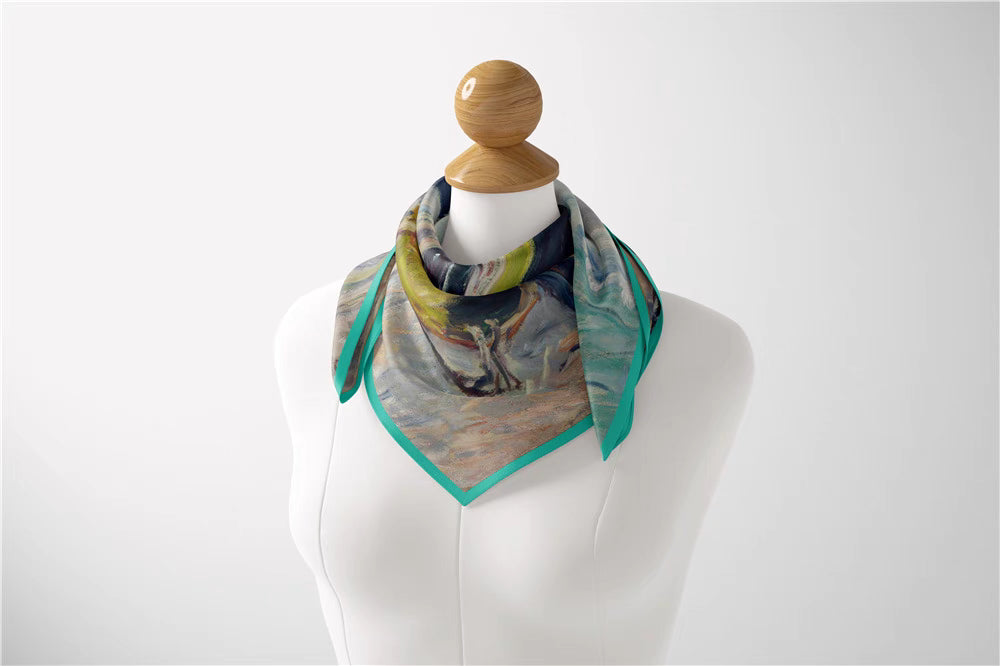 "Three Fishing Boats" Scarf