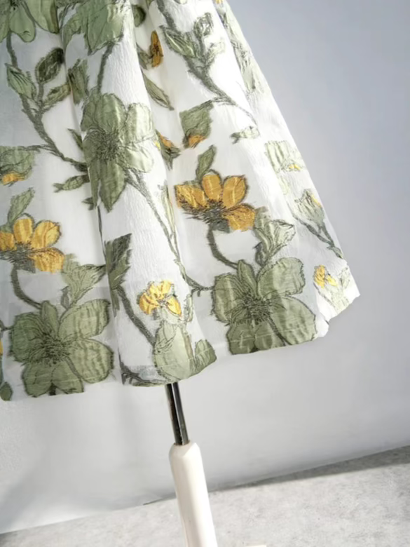 fresh light green tutu skirt