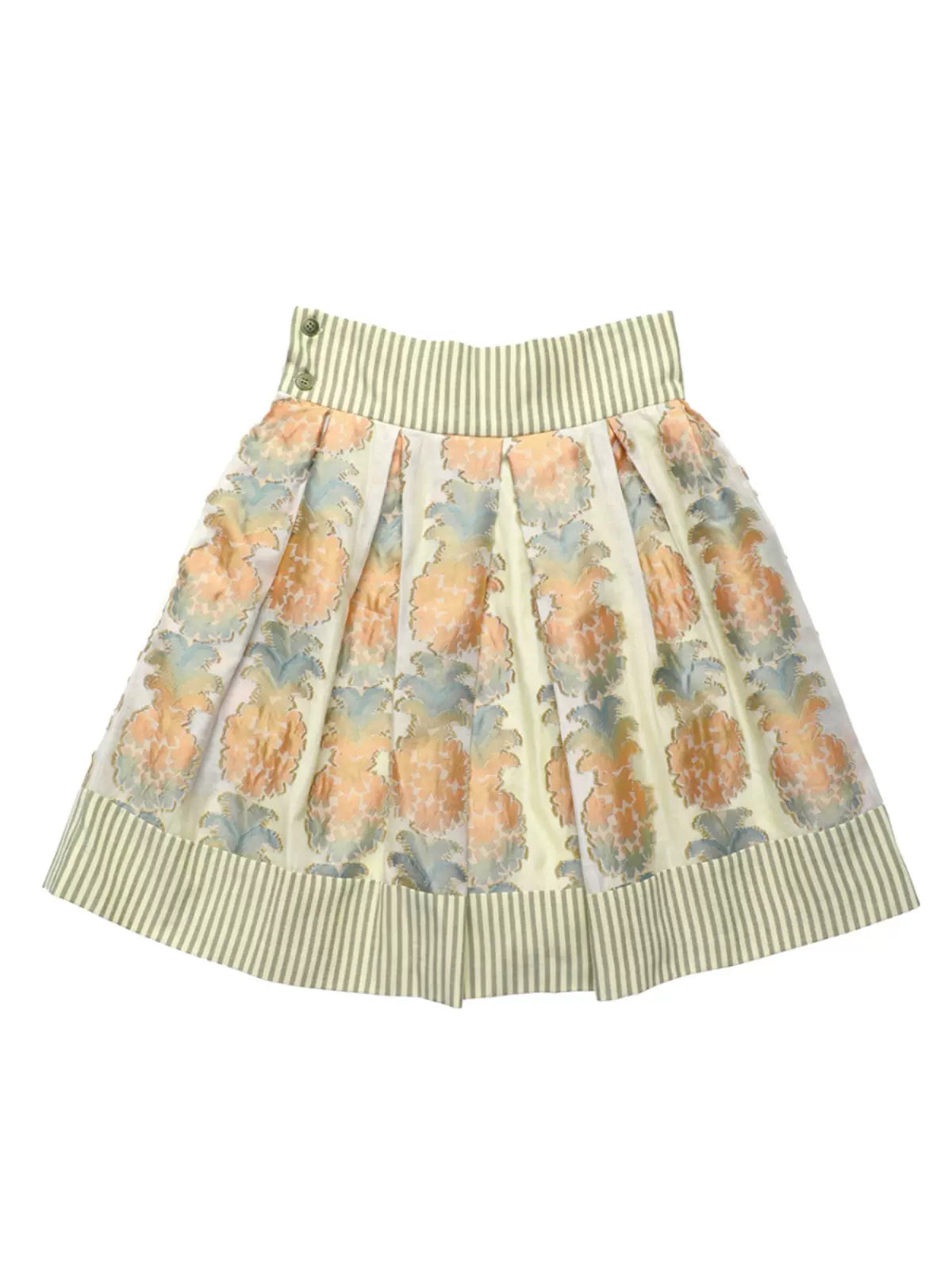 three-dimensional pineapple jacquard short skirt
