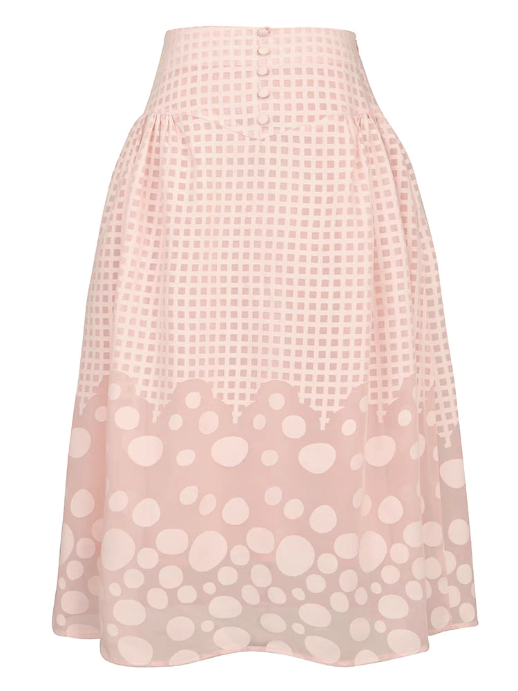 Pink Fashionable Cute Women's Umbrella Skirt