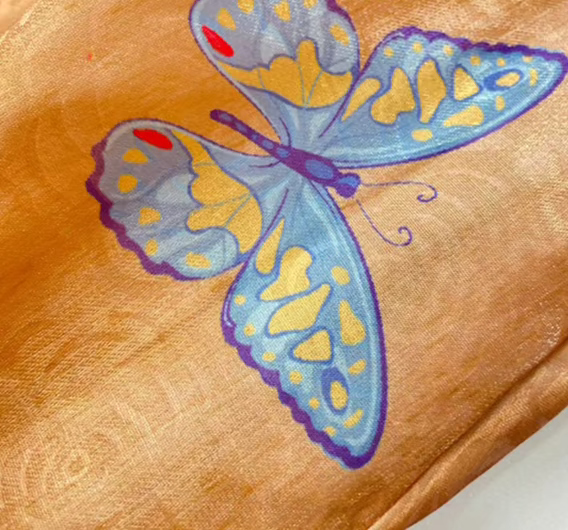 Chinese style Butterfly A-line tutu skirt