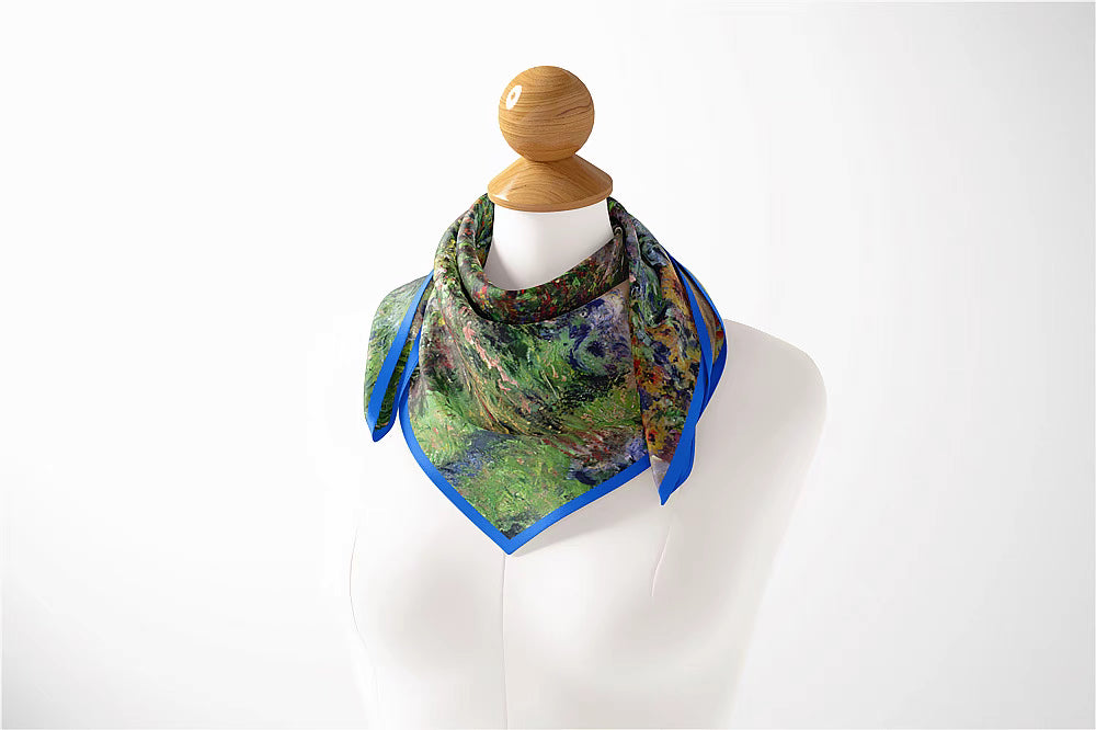 "The Artist's Garden at Vétheuil" scarf