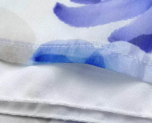 white bottom blue rose skirt