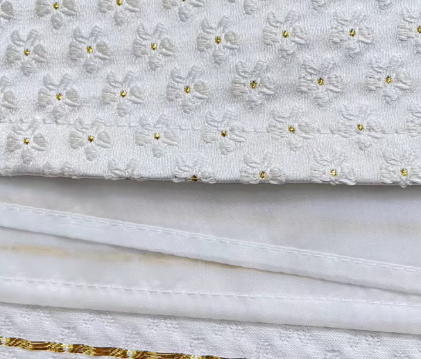 high-waisted A-line white puffy skirt