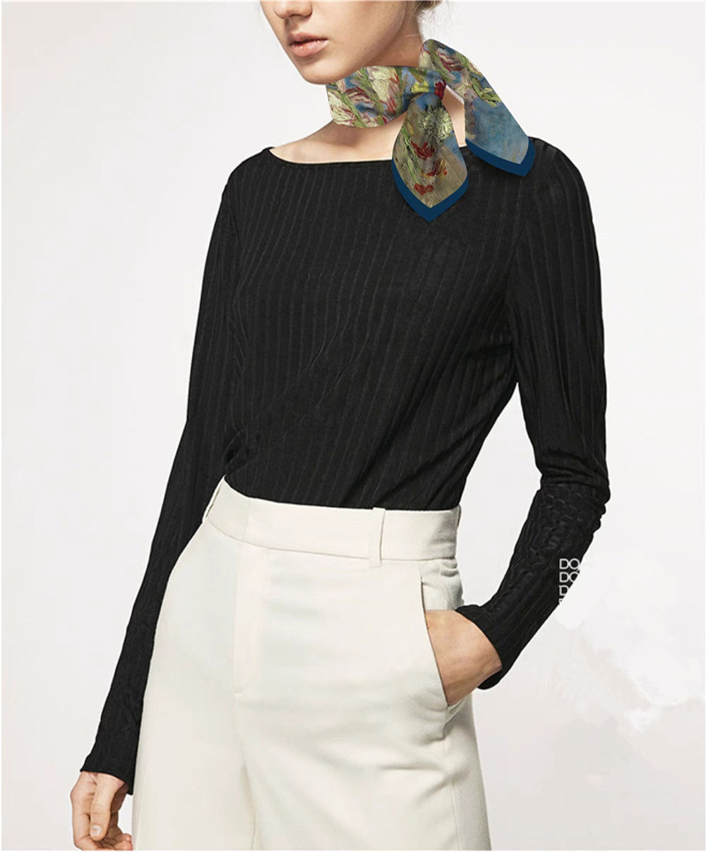 "Vase with Gladiolus" scarf