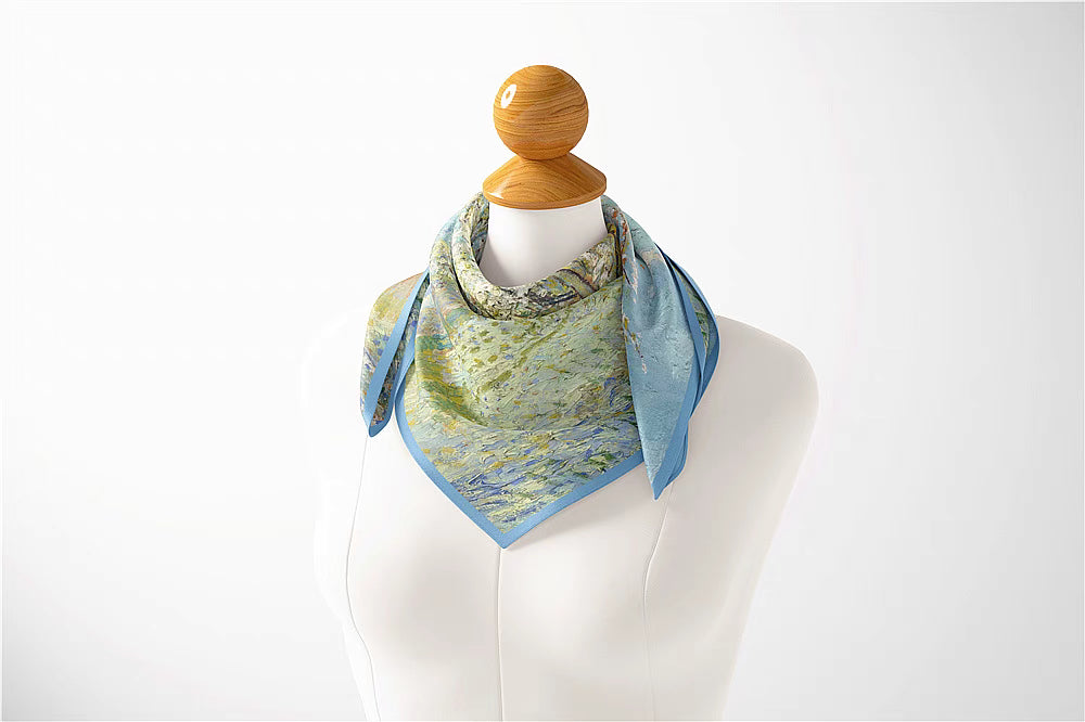 "Blooming Peach Tree" scarf