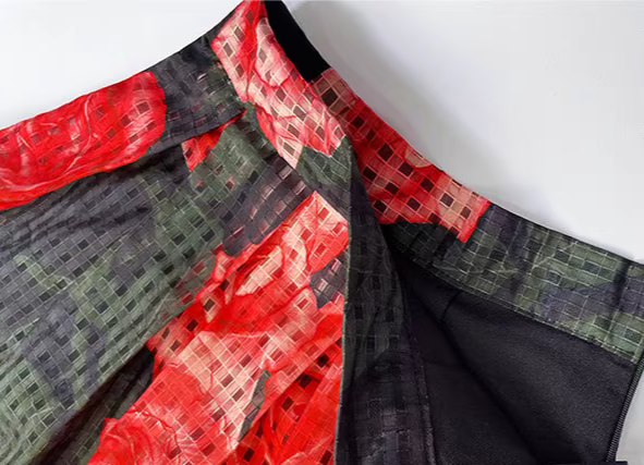 versatile printed organza tutu skirt