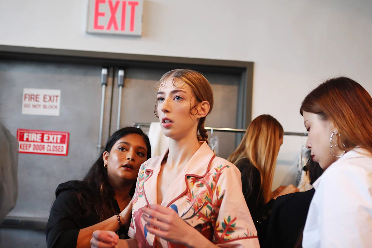 deer print retro jumpsuit