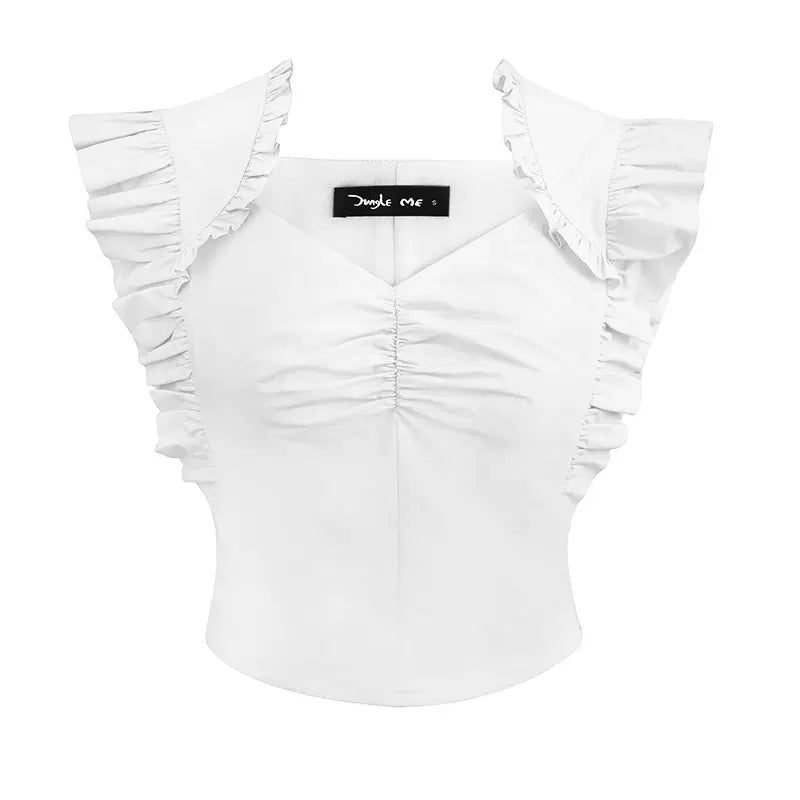 etro classic Victorian collar smocked shirt