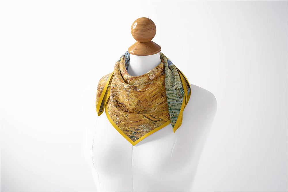 "The Grim Reaper of the Rising Sun and the Wheat Field" Scarf