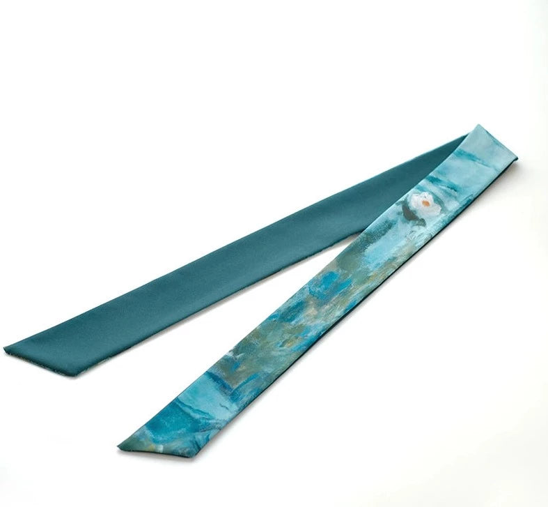 "Water lily" hair ribbon