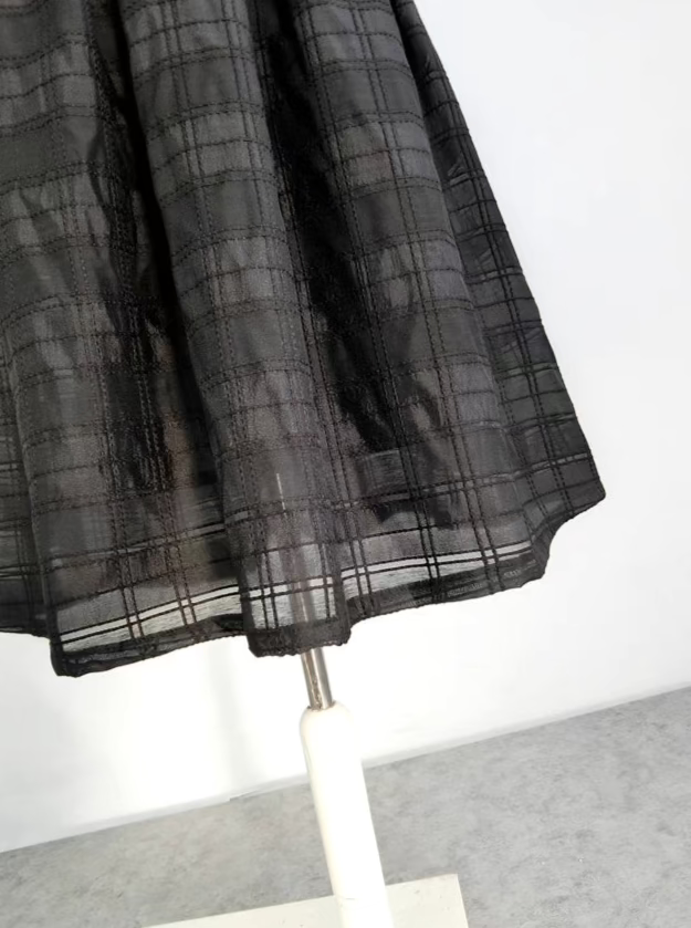 embroidered slimming cover span tutu skirt