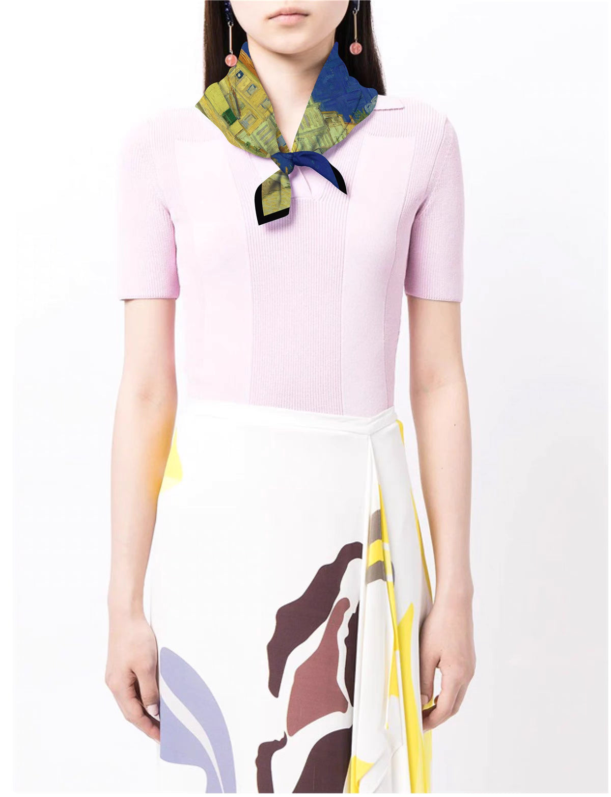 "Yellow House" scarf