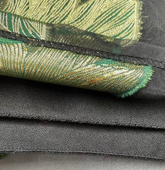 French elegant design floral fluffy A-line skirt