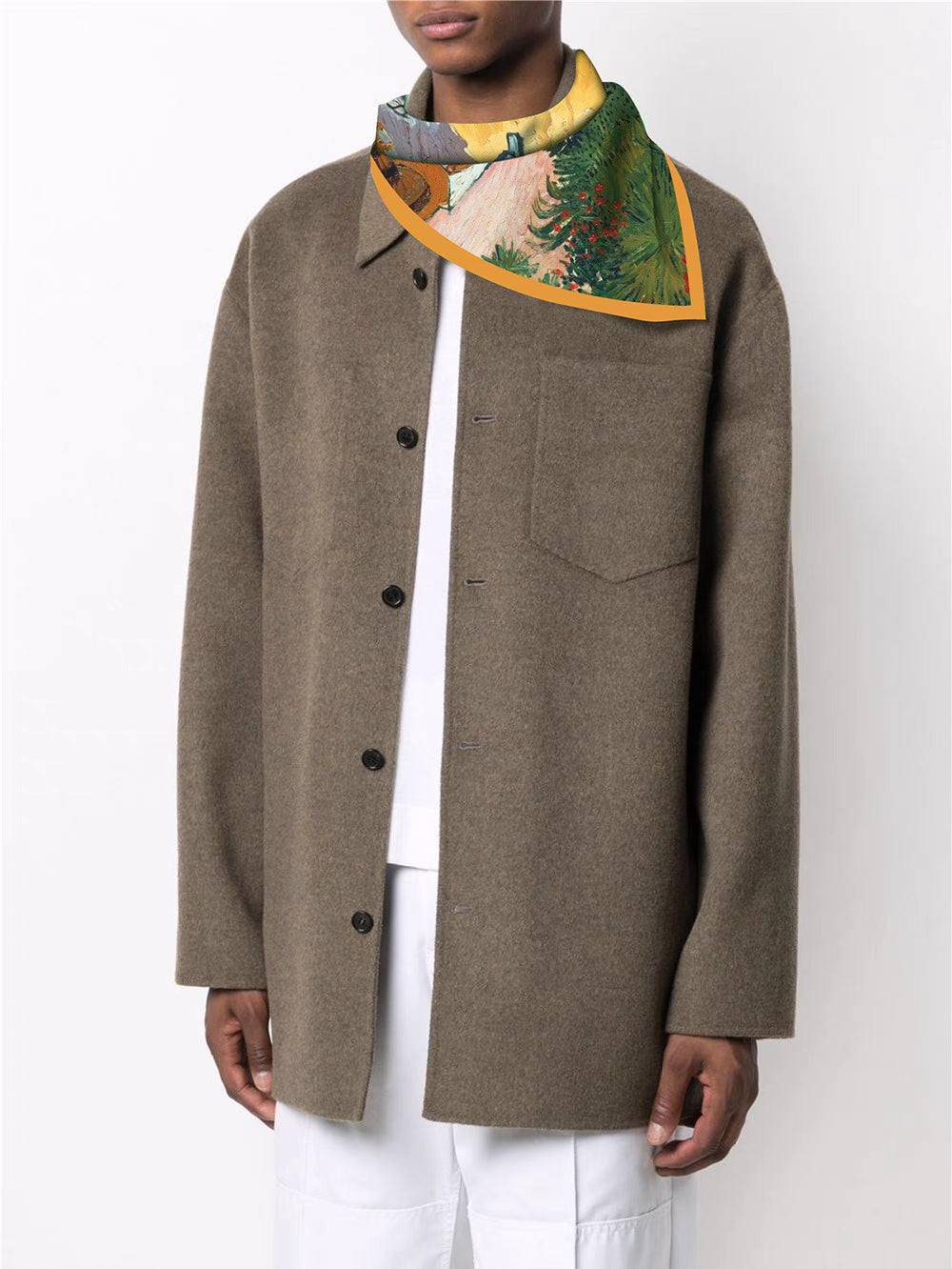 "The Saintes-Maries-de-la-Mer Road" scarf