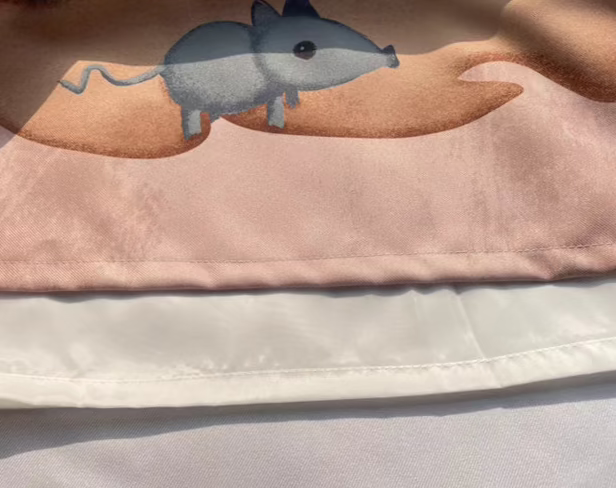 elephant & mouse printed high-waisted tutu skirt