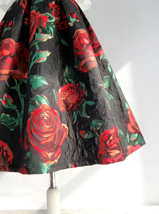 elegant lady's fashionable design A-line skirt