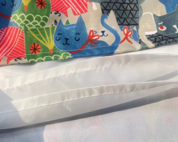 jacquard printed mid-length fresh puffy skirt