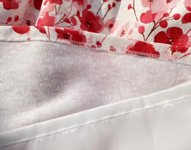 elegant Hepburn style floral tutu skirt