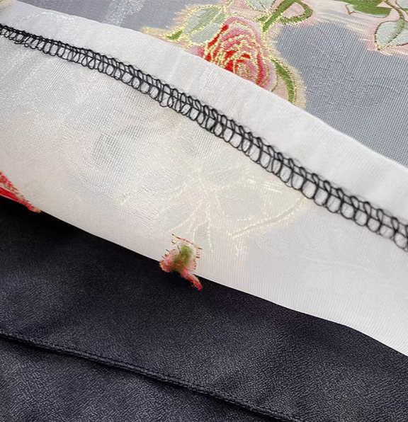 japanese butterfly golden organza small eight-point skirt