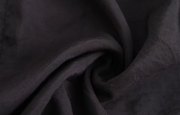 Cotton Puff Sleeve Elegant Black Shirt