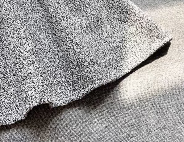 snowflake gray woolen skirt