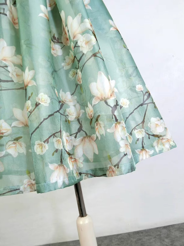 printed high-waisted tutu skirt