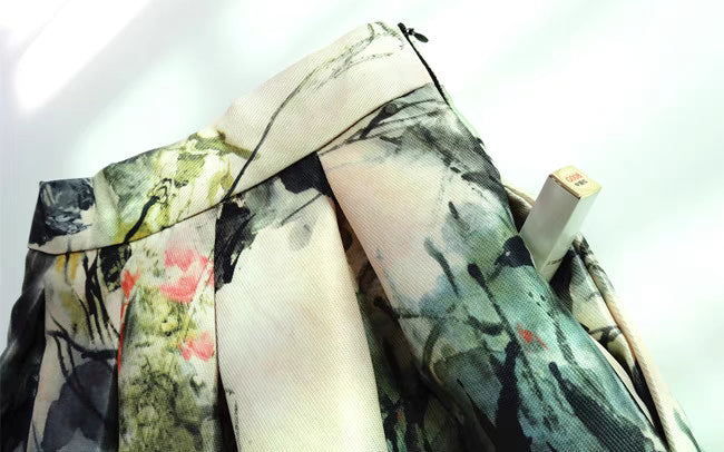 Ink Chinese style umbrella skirt