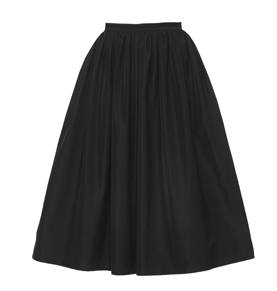 Retro Puffy Little A-Line Umbrella Skirt
