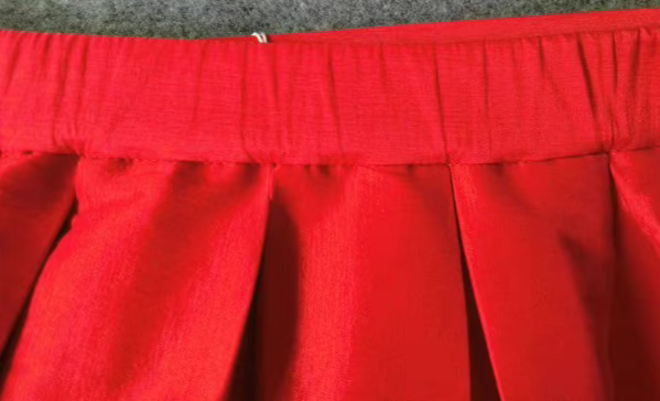 retro women's puff umbrella skirt