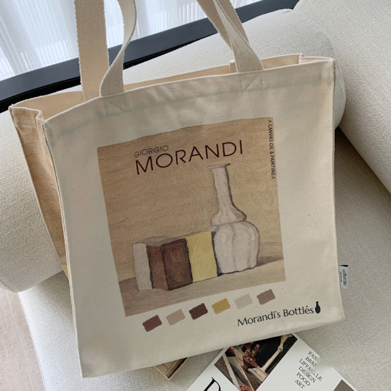 "Giorgio Morandi" tote bag