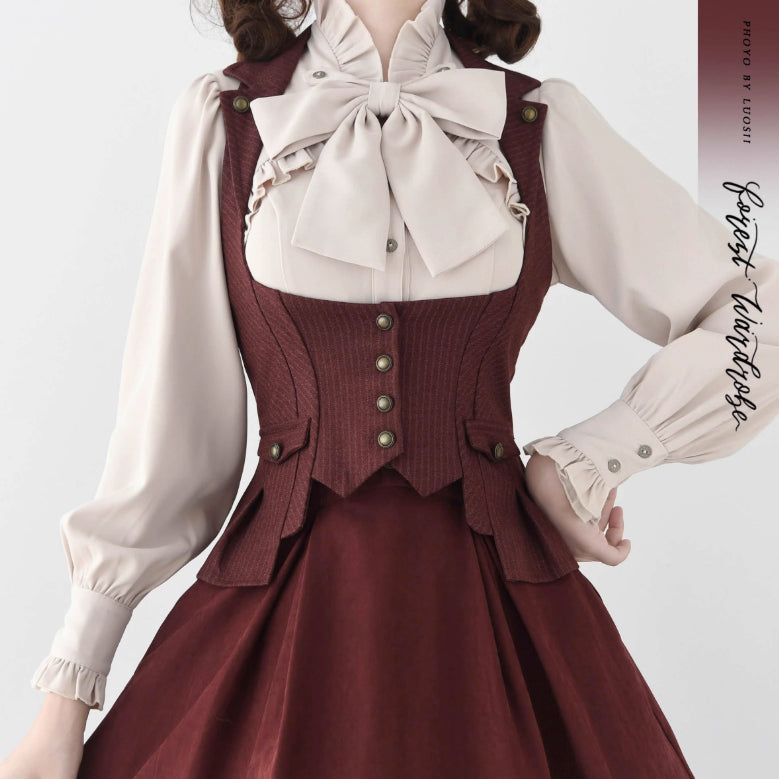 英国のお嬢様のクラシックベスト - Bordeaux