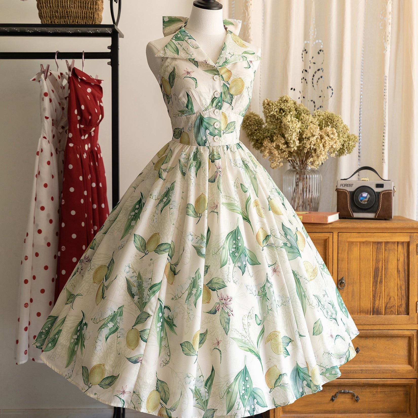 Lemon & Lily Watercolor Dress – remulia