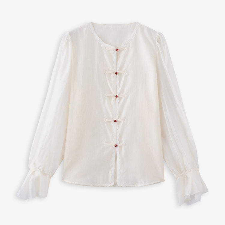 宮廷夫人のチャイナブラウス