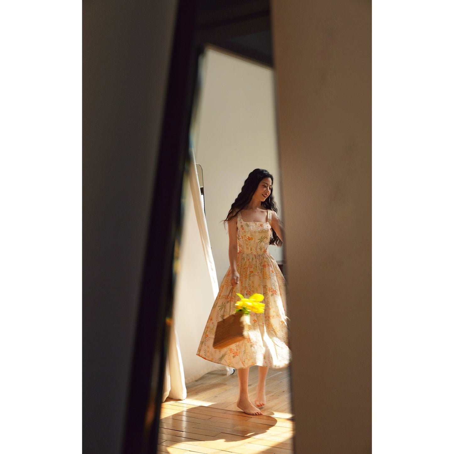 南国の楽園ストラップワンピース