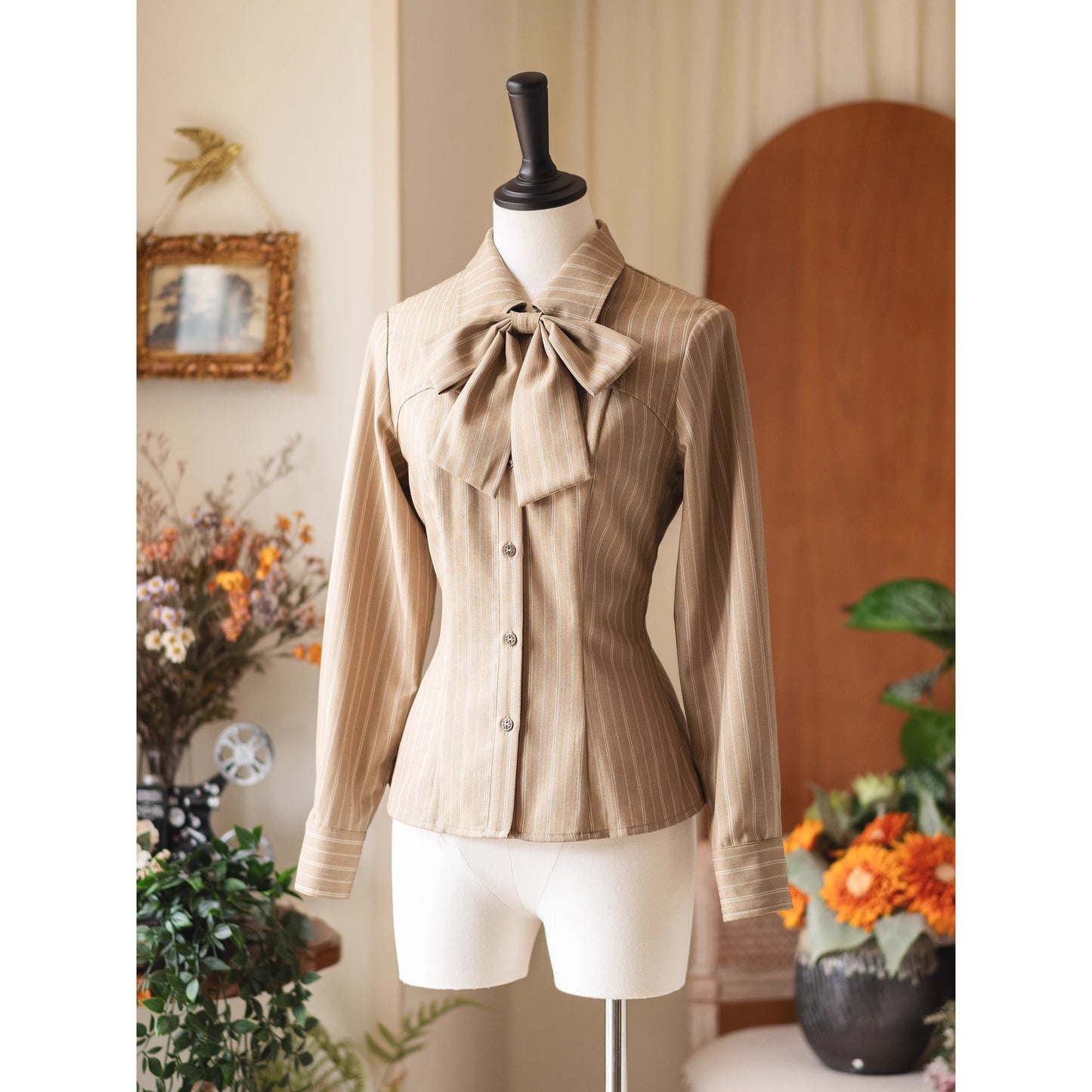 英国のお嬢様のブリティッシュブラウス - Amber